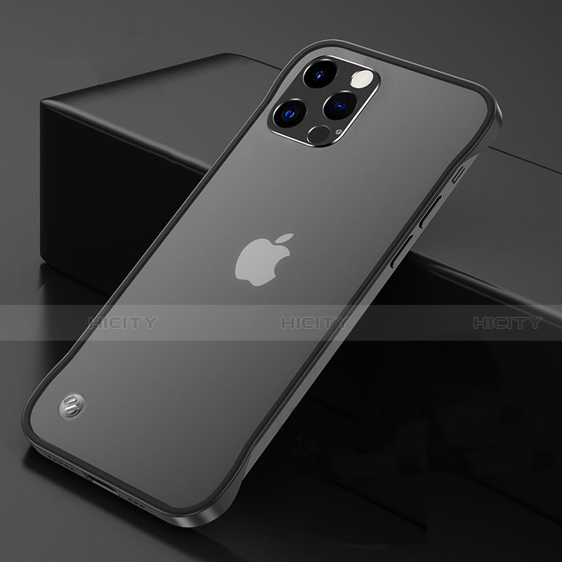 Coque Antichocs Rigide Transparente Crystal Etui Housse H07 pour Apple iPhone 13 Pro Max Noir Plus