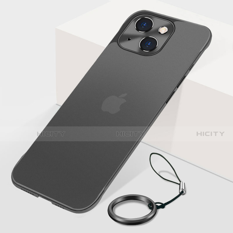 Coque Antichocs Rigide Transparente Crystal Etui Housse H07 pour Apple iPhone 15 Noir Plus
