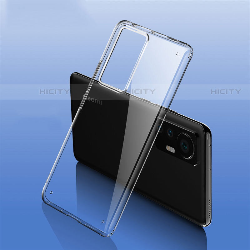 Coque Antichocs Rigide Transparente Crystal Etui Housse H09 pour Xiaomi Mi 12S Pro 5G Gris Plus