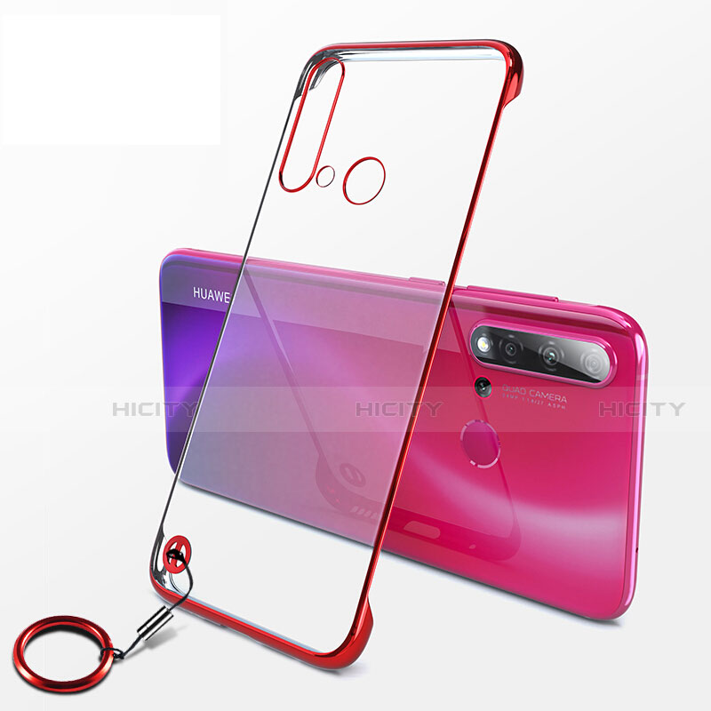 Coque Antichocs Rigide Transparente Crystal Etui Housse K01 pour Huawei Nova 5i Rouge Plus