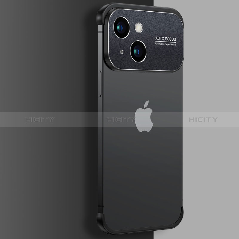 Coque Antichocs Rigide Transparente Crystal Etui Housse QC3 pour Apple iPhone 14 Noir Plus