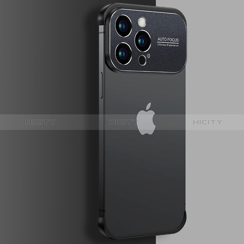 Coque Antichocs Rigide Transparente Crystal Etui Housse QC3 pour Apple iPhone 15 Pro Noir Plus