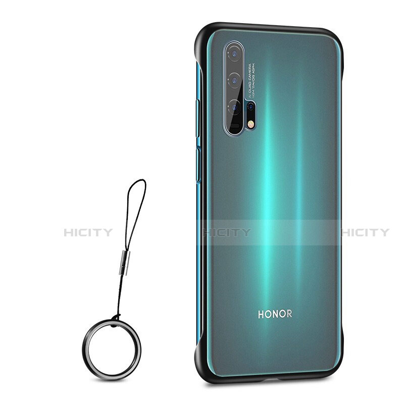 Coque Antichocs Rigide Transparente Crystal Etui Housse S01 pour Huawei Honor 20 Pro Noir Plus