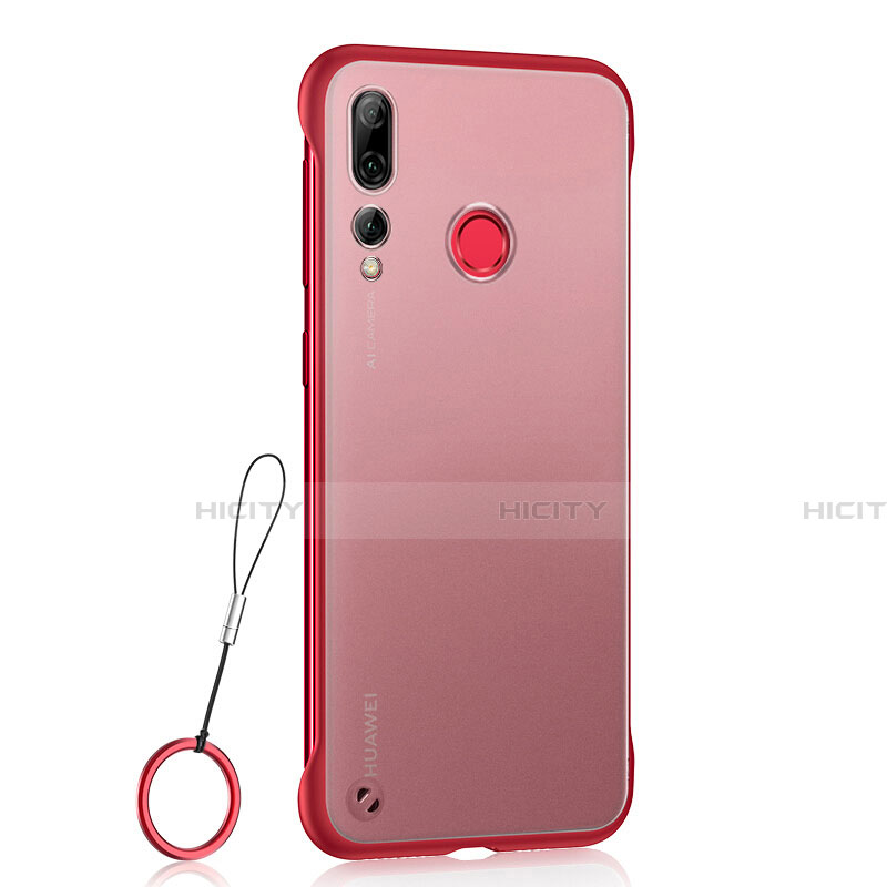 Coque Antichocs Rigide Transparente Crystal Etui Housse S01 pour Huawei Honor 20E Rouge Plus