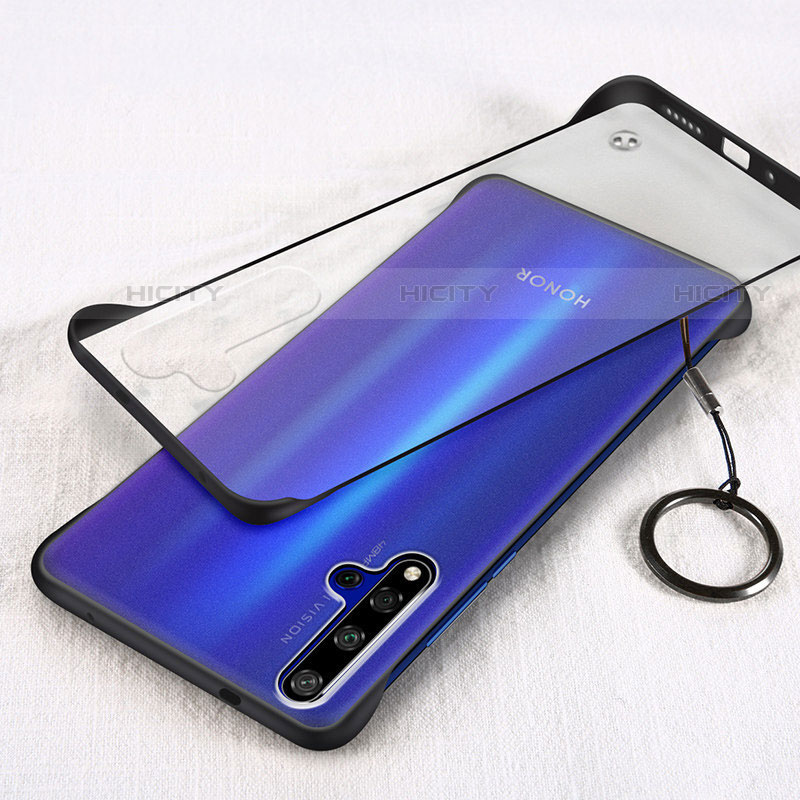 Coque Antichocs Rigide Transparente Crystal Etui Housse S01 pour Huawei Honor 20S Noir Plus