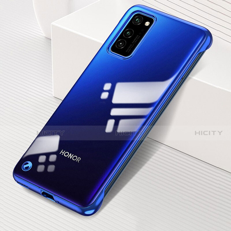 Coque Antichocs Rigide Transparente Crystal Etui Housse S01 pour Huawei Honor View 30 Pro 5G Bleu Plus