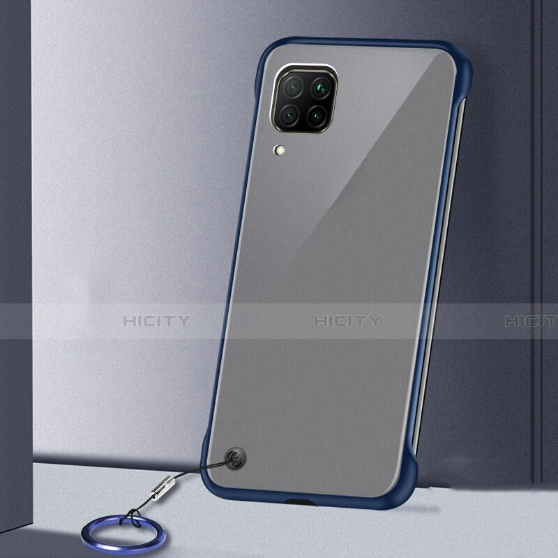 Coque Antichocs Rigide Transparente Crystal Etui Housse S01 pour Huawei Nova 6 SE Bleu Plus