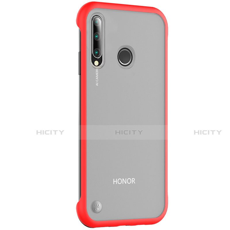 Coque Antichocs Rigide Transparente Crystal Etui Housse S02 pour Huawei Honor 20i Rouge Plus