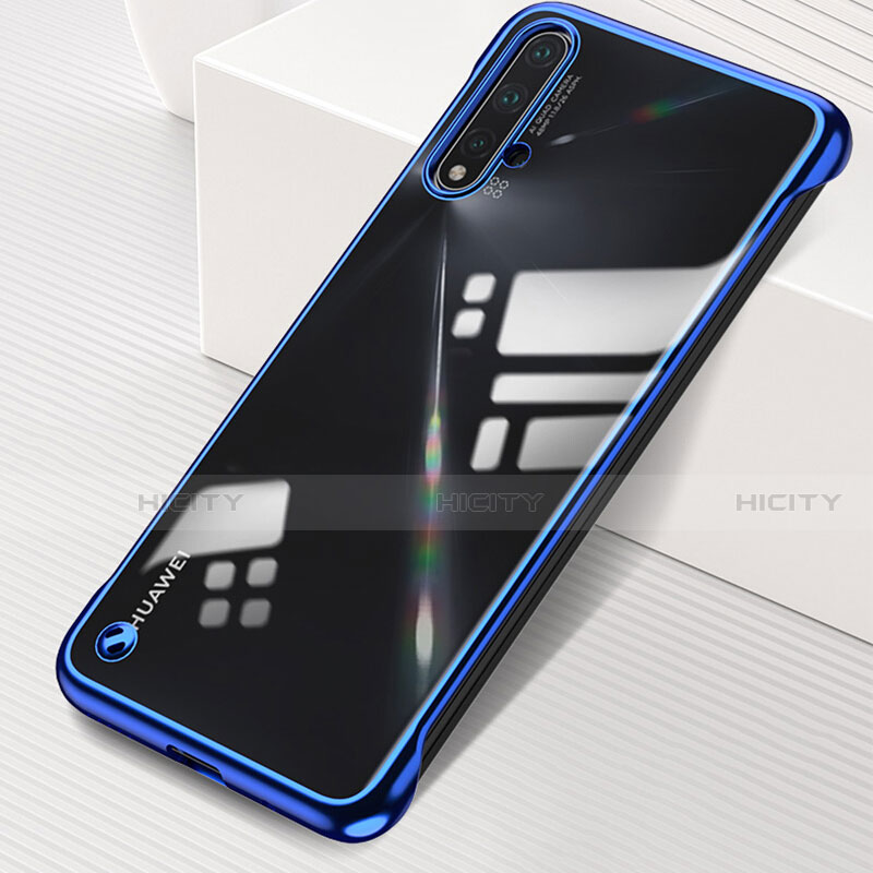 Coque Antichocs Rigide Transparente Crystal Etui Housse S02 pour Huawei Nova 5 Pro Bleu Plus