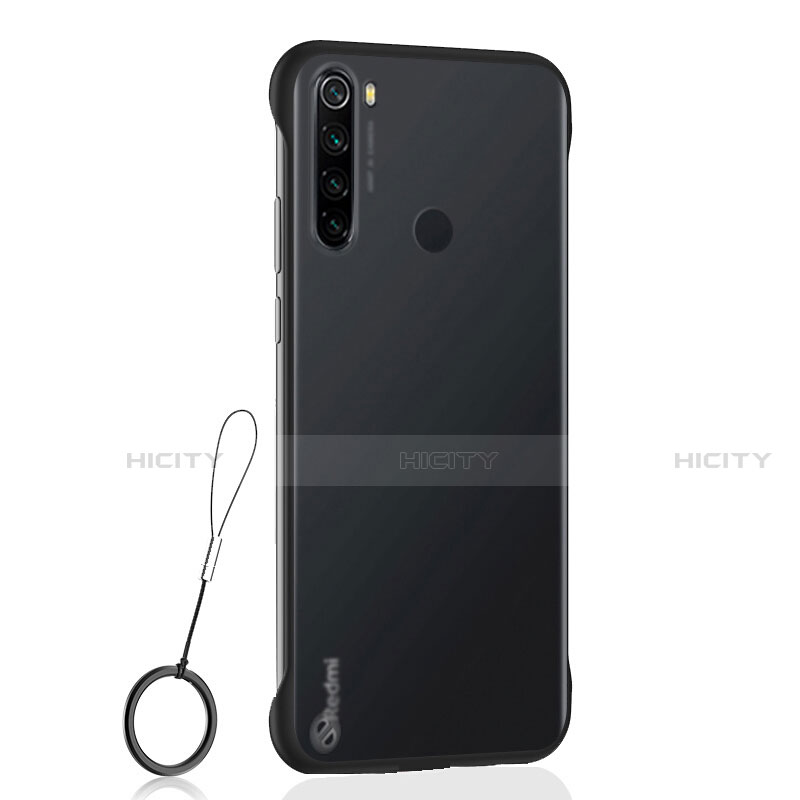 Coque Antichocs Rigide Transparente Crystal Etui Housse S02 pour Xiaomi Redmi Note 8 (2021) Noir Plus