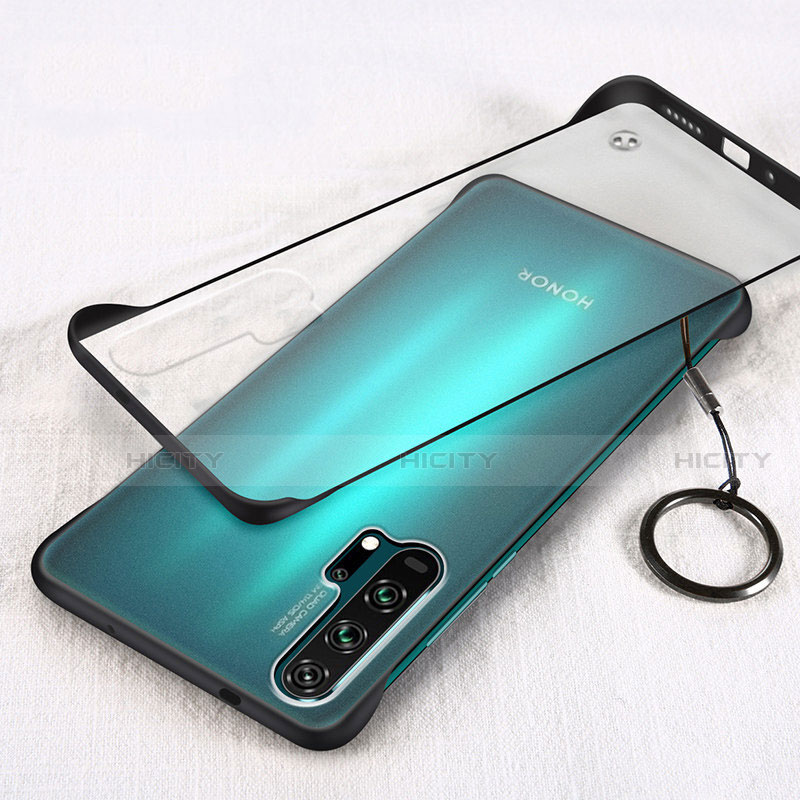 Coque Antichocs Rigide Transparente Crystal Etui Housse S03 pour Huawei Honor 20 Pro Noir Plus