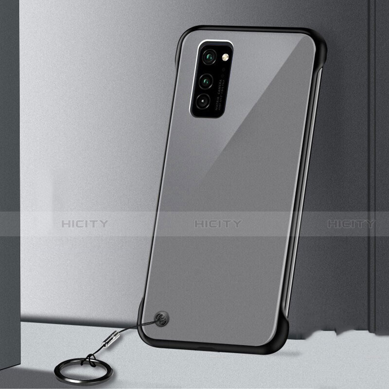 Coque Antichocs Rigide Transparente Crystal Etui Housse S03 pour Huawei Honor V30 Pro 5G Noir Plus