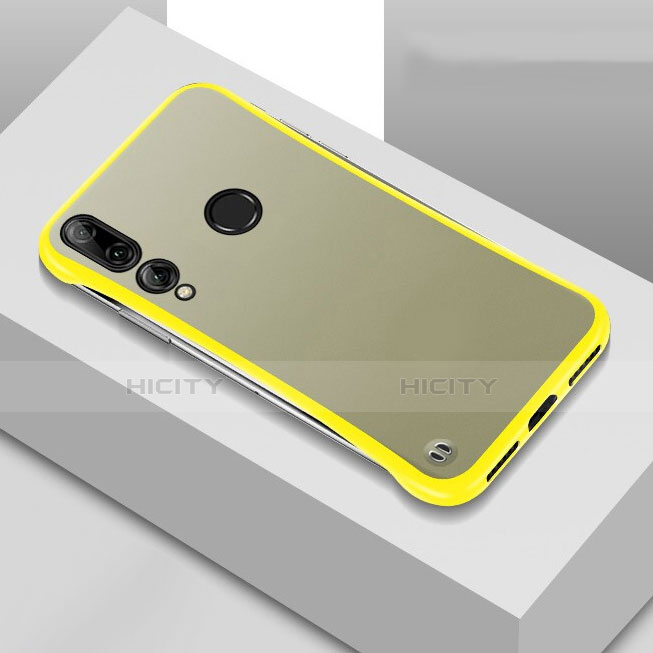 Coque Antichocs Rigide Transparente Crystal Etui Housse S04 pour Huawei P Smart+ Plus (2019) Jaune Plus