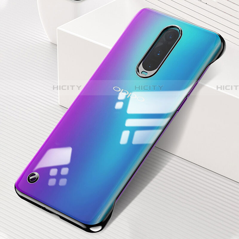 Coque Antichocs Rigide Transparente Crystal Etui Housse S04 pour Oppo RX17 Pro Noir Plus