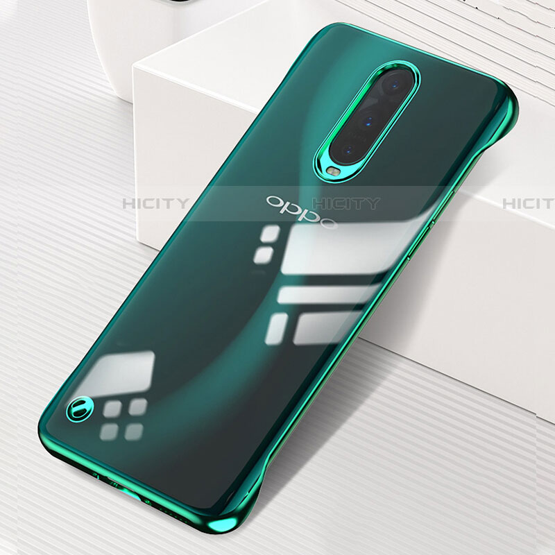 Coque Antichocs Rigide Transparente Crystal Etui Housse S04 pour Oppo RX17 Pro Vert Plus