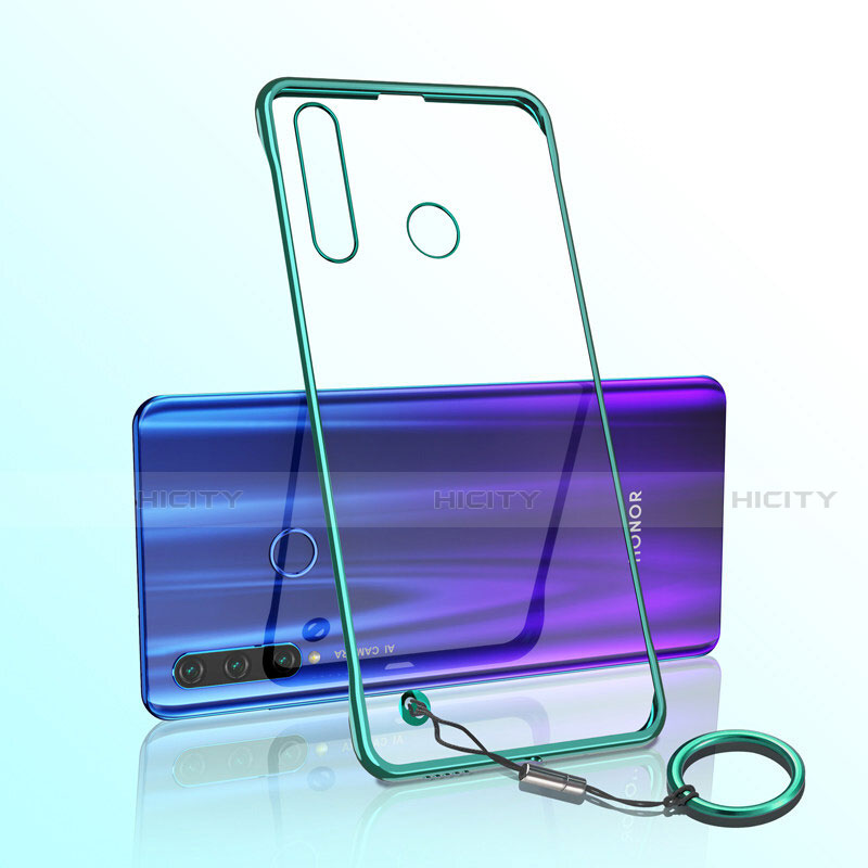 Coque Antichocs Rigide Transparente Crystal Etui Housse S05 pour Huawei Honor 20 Lite Vert Plus