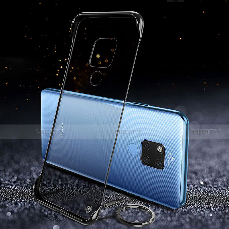 Coque Antichocs Rigide Transparente Crystal Etui Housse S05 pour Huawei Mate 20 X 5G Noir Plus