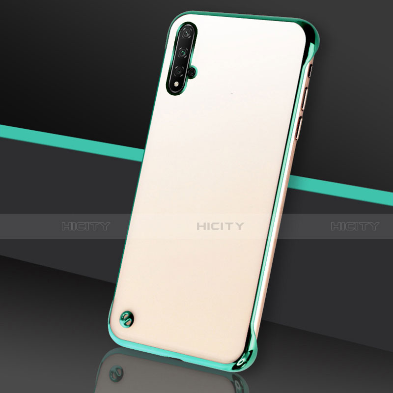 Coque Antichocs Rigide Transparente Crystal Etui Housse S05 pour Huawei Nova 5 Pro Vert Plus