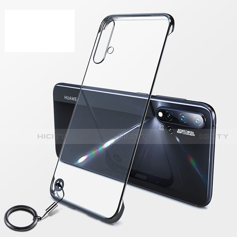 Coque Antichocs Rigide Transparente Crystal Etui Housse S06 pour Huawei Nova 5 Noir Plus