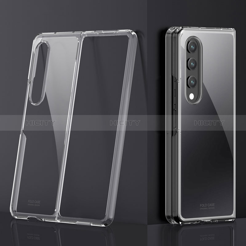 Coque Antichocs Rigide Transparente Crystal Etui Housse Z01 pour Samsung Galaxy Z Fold3 5G Plus