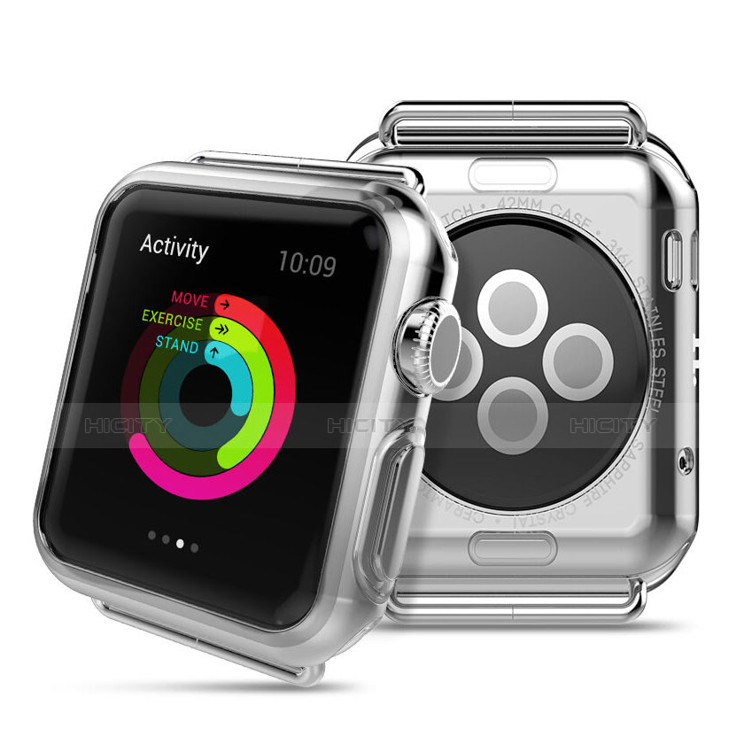 Coque Antichocs Rigide Transparente Crystal pour Apple iWatch 2 38mm Clair Plus