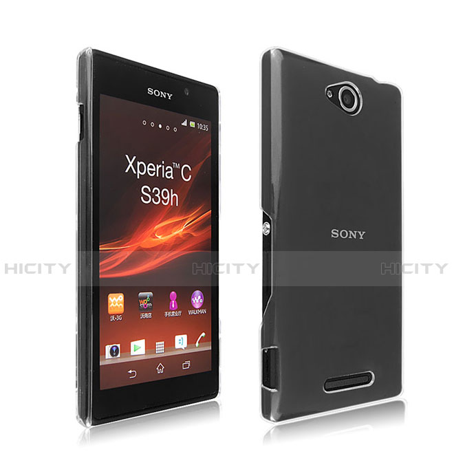 Coque Antichocs Rigide Transparente Crystal pour Sony Xperia C S39h Clair Plus