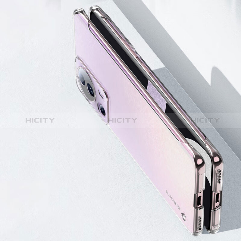 Coque Antichocs Rigide Transparente Crystal pour Xiaomi Mi 12 Lite NE 5G Noir Plus