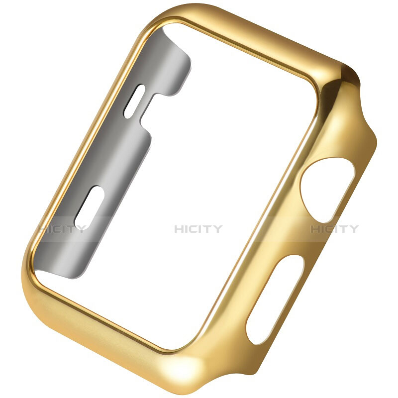 Coque Bumper Luxe Aluminum Metal C03 pour Apple iWatch 3 38mm Or Plus