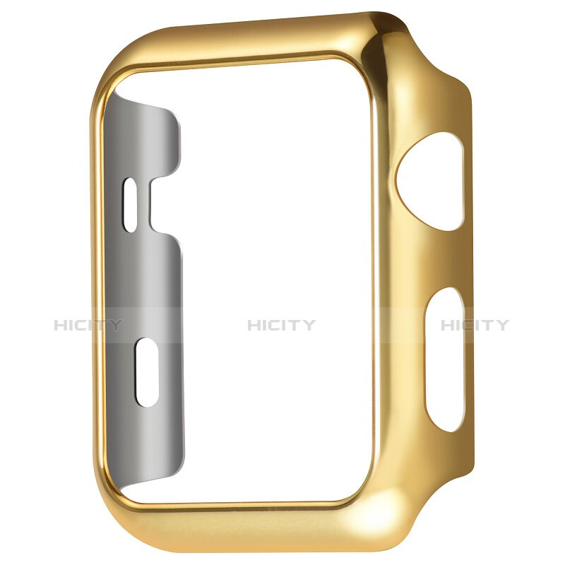 Coque Bumper Luxe Aluminum Metal C03 pour Apple iWatch 3 42mm Or Plus