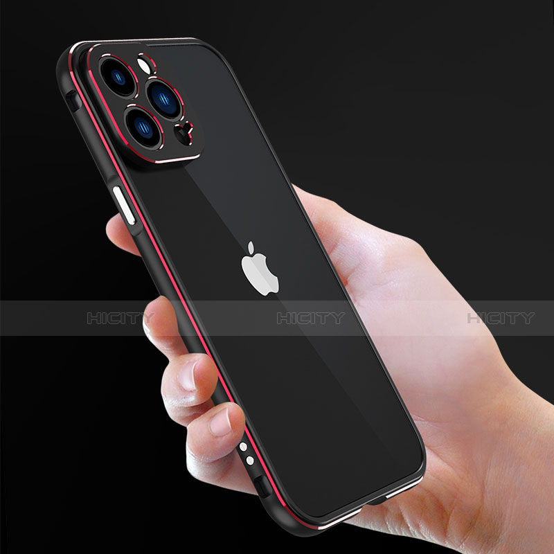 Coque Bumper Luxe Aluminum Metal Etui A01 pour Apple iPhone 14 Pro Max Plus