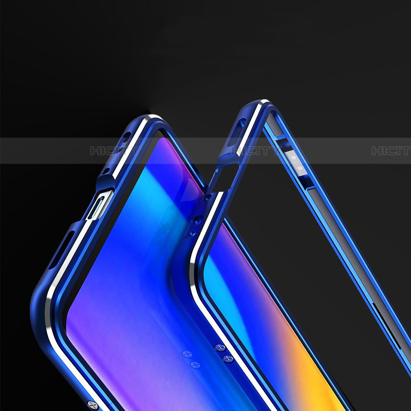 Coque Bumper Luxe Aluminum Metal Etui A01 pour Oppo Reno3 Pro Plus