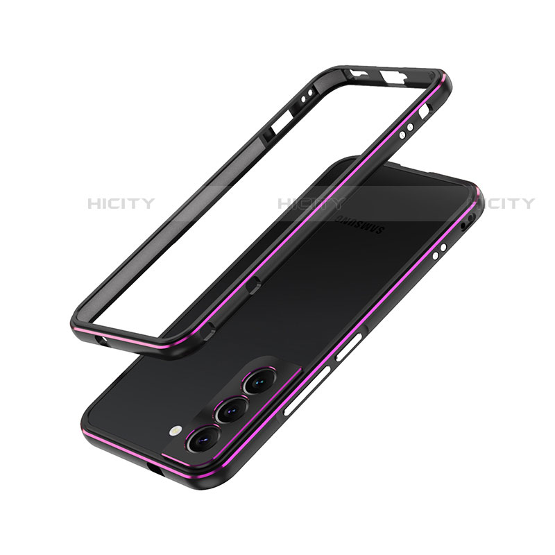 Coque Bumper Luxe Aluminum Metal Etui A01 pour Samsung Galaxy S21 FE 5G Plus