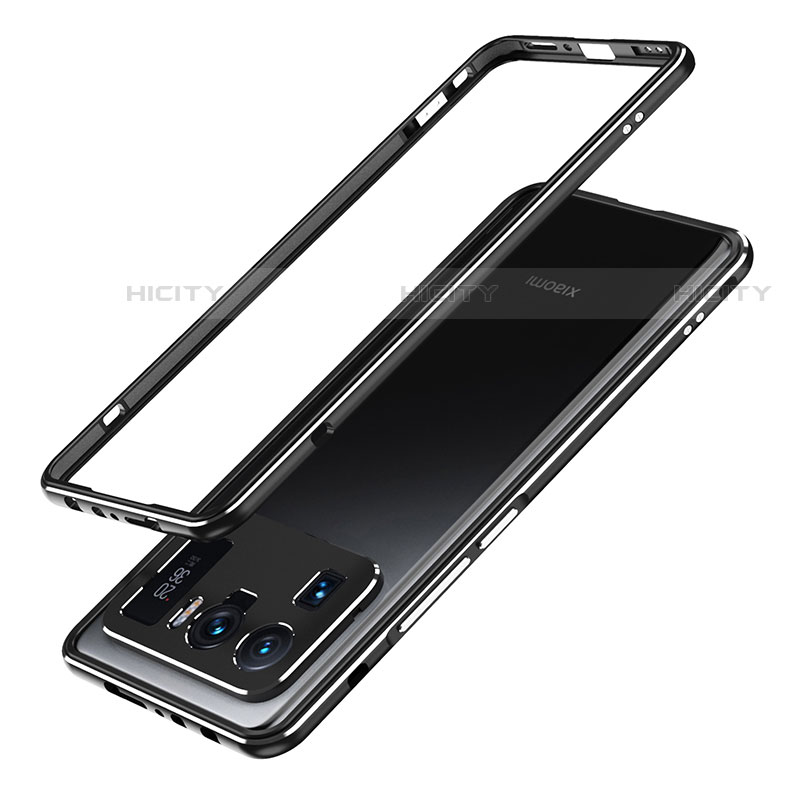 Coque Bumper Luxe Aluminum Metal Etui A01 pour Xiaomi Mi 11 Ultra 5G Noir Plus