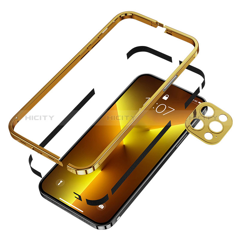 Coque Bumper Luxe Aluminum Metal Etui A03 pour Apple iPhone 14 Pro Plus