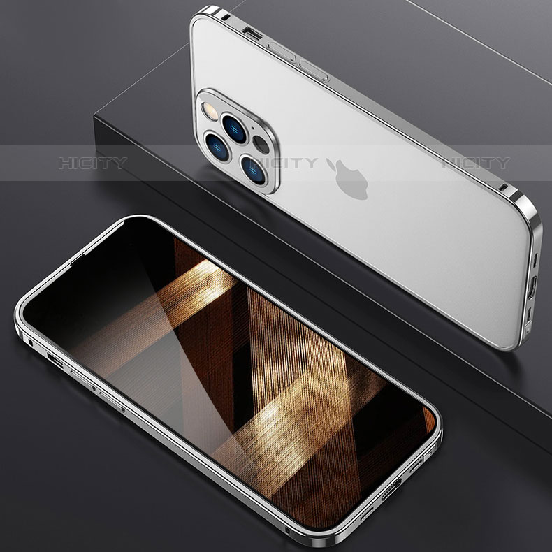 Coque Bumper Luxe Aluminum Metal Etui A03 pour Apple iPhone 15 Pro Max Plus