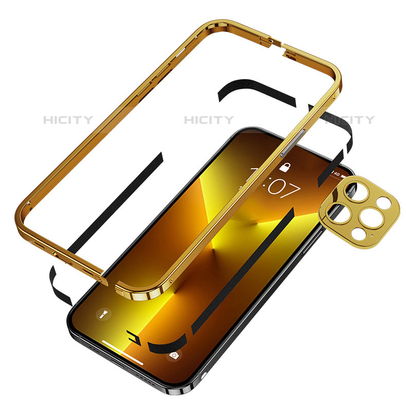 Coque Bumper Luxe Aluminum Metal Etui A03 pour Apple iPhone 15 Pro Max Plus