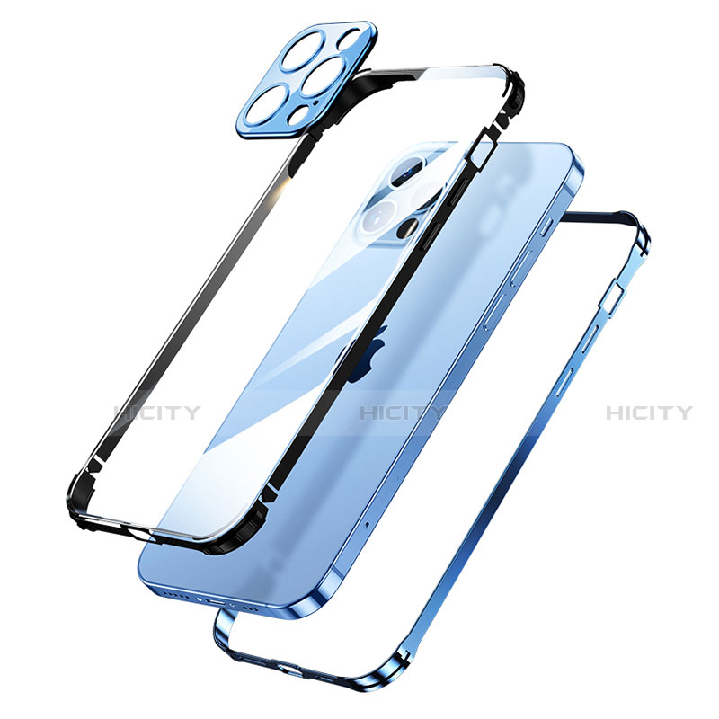 Coque Bumper Luxe Aluminum Metal Etui A06 pour Apple iPhone 13 Plus