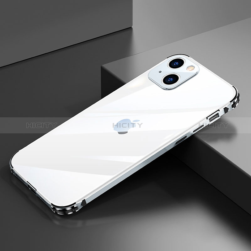 Coque Bumper Luxe Aluminum Metal Etui A06 pour Apple iPhone 15 Plus