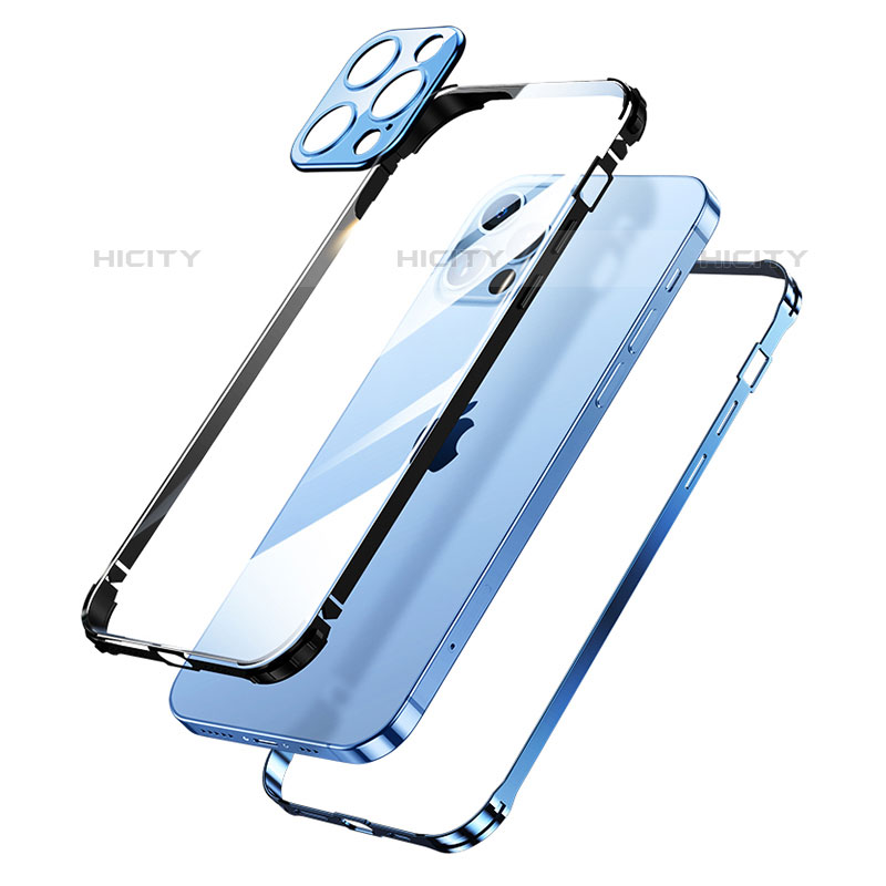 Coque Bumper Luxe Aluminum Metal Etui A06 pour Apple iPhone 15 Pro Max Plus