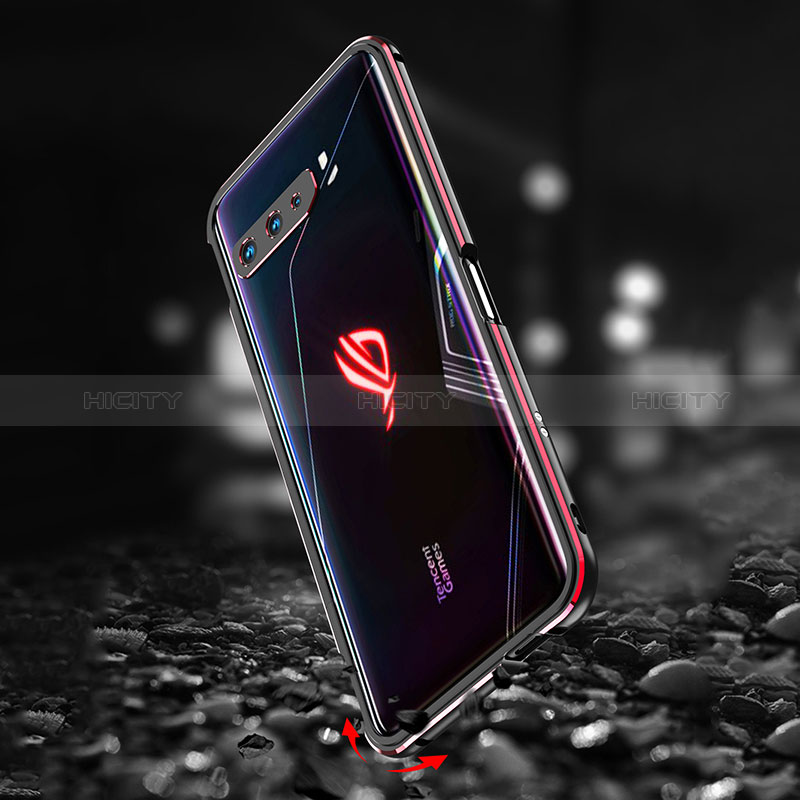 Coque Bumper Luxe Aluminum Metal Etui JZ1 pour Asus ROG Phone 3 Strix ZS661KS Plus