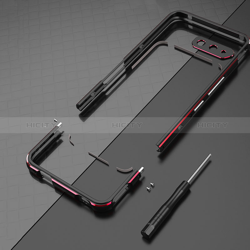 Coque Bumper Luxe Aluminum Metal Etui JZ1 pour Asus ROG Phone 5s Plus