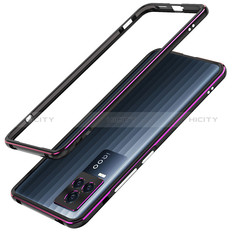 Coque Bumper Luxe Aluminum Metal Etui JZ1 pour Vivo iQOO 7 5G Plus