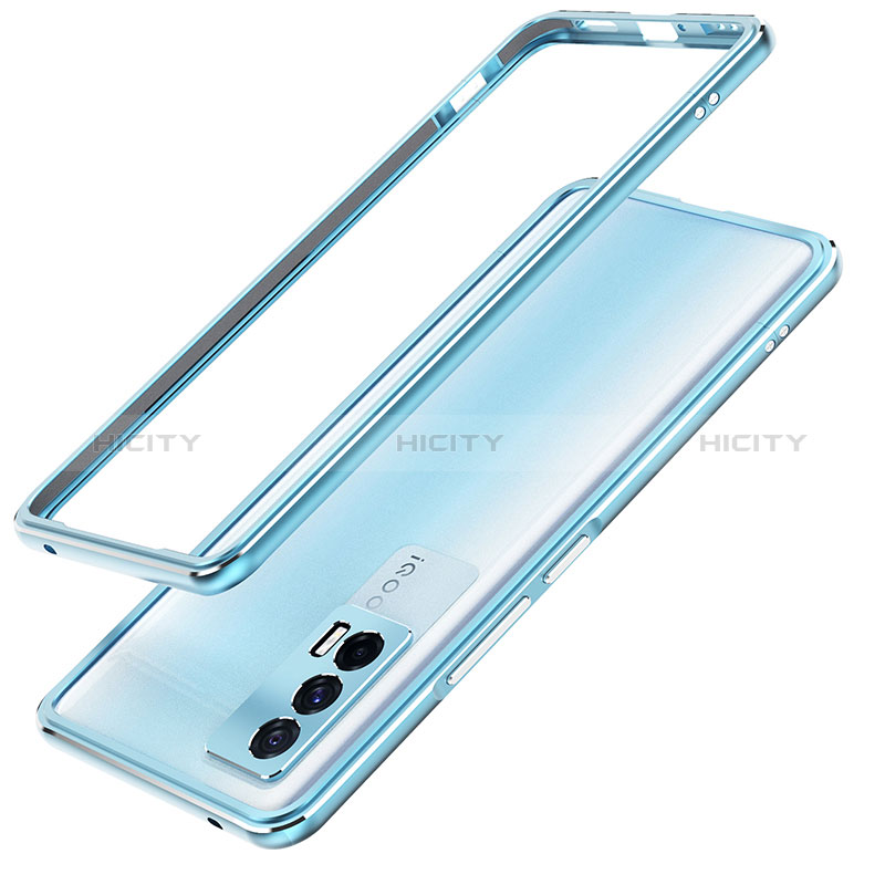 Coque Bumper Luxe Aluminum Metal Etui JZ1 pour Vivo iQOO 7 India 5G Plus