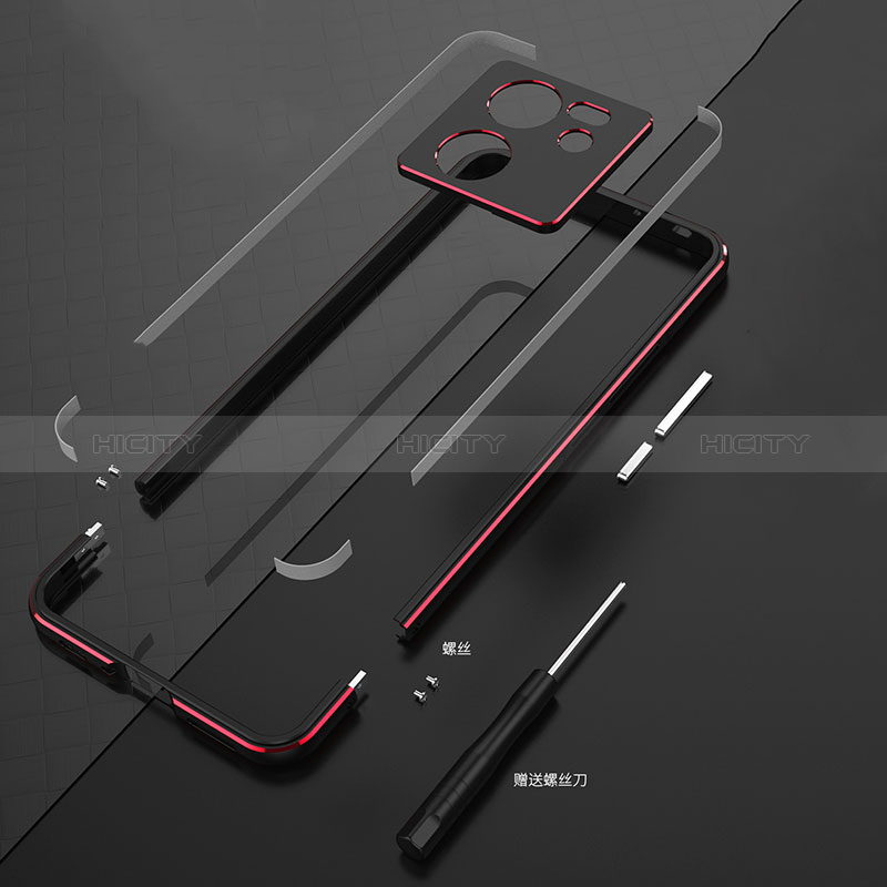 Coque Bumper Luxe Aluminum Metal Etui JZ1 pour Xiaomi Redmi K60 Ultra 5G Plus