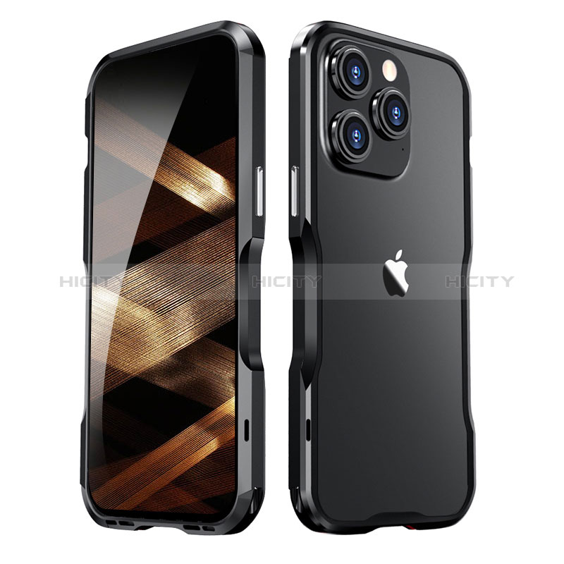 Coque Bumper Luxe Aluminum Metal Etui LF2 pour Apple iPhone 14 Pro Plus