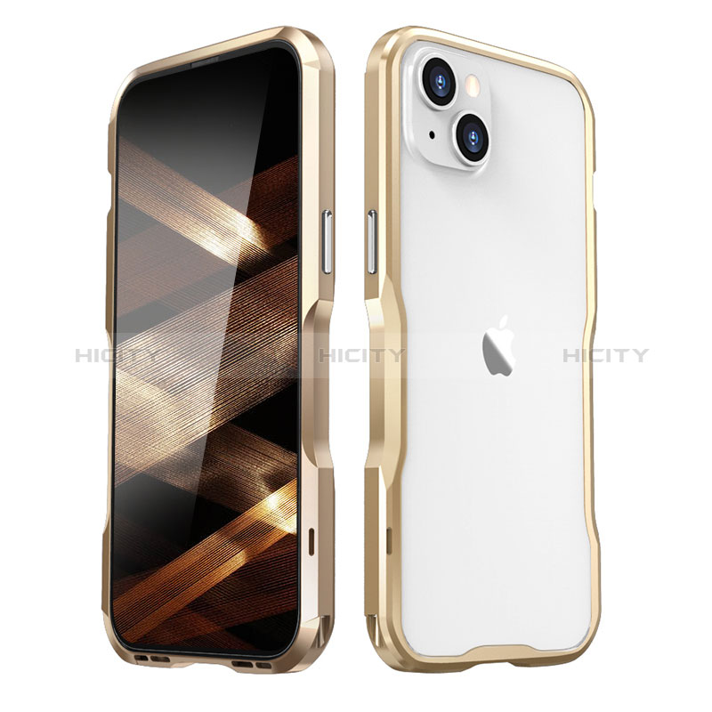 Coque Bumper Luxe Aluminum Metal Etui LF3 pour Apple iPhone 15 Plus Plus