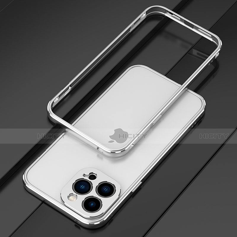 Coque Bumper Luxe Aluminum Metal Etui pour Apple iPhone 13 Pro Plus