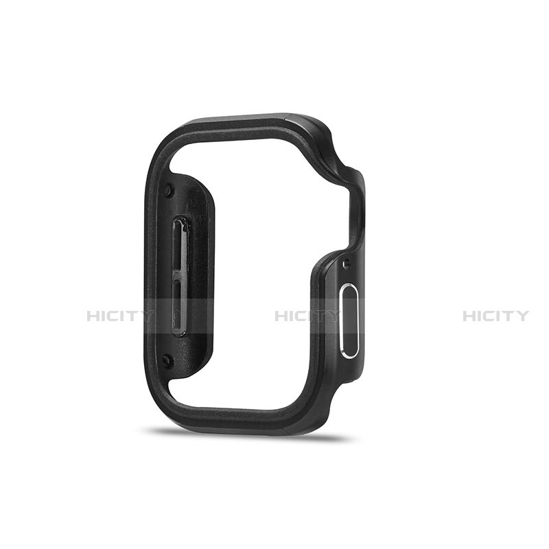 Coque Bumper Luxe Aluminum Metal Etui pour Apple iWatch 5 40mm Noir Plus