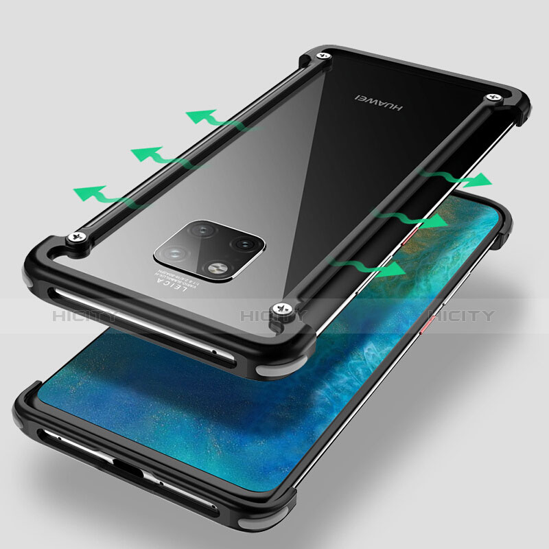 Coque Bumper Luxe Aluminum Metal Etui pour Huawei Mate 20 Pro Plus