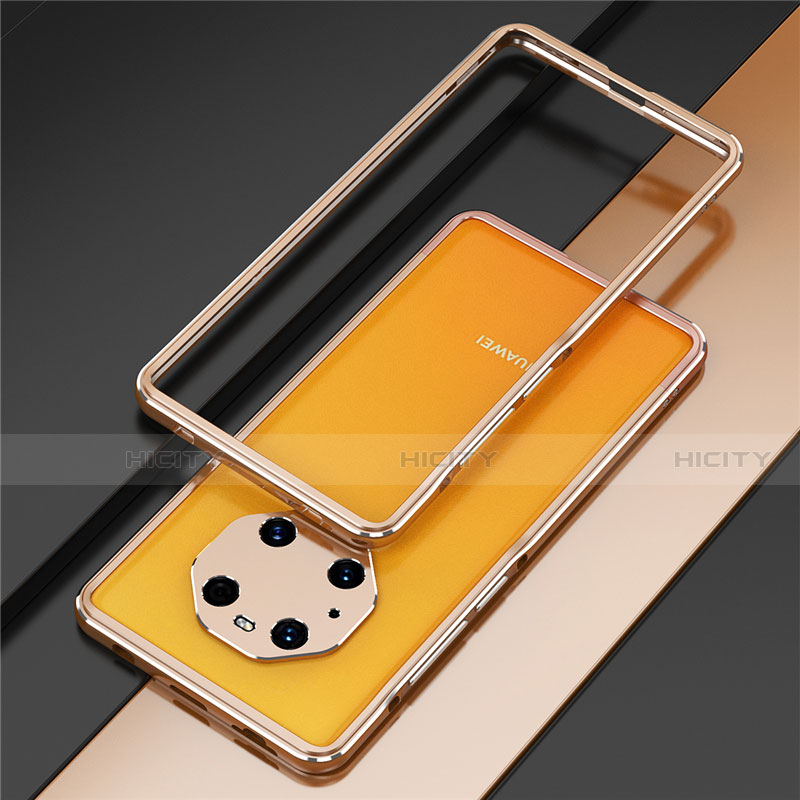 Coque Bumper Luxe Aluminum Metal Etui pour Huawei Mate 40 Pro Plus